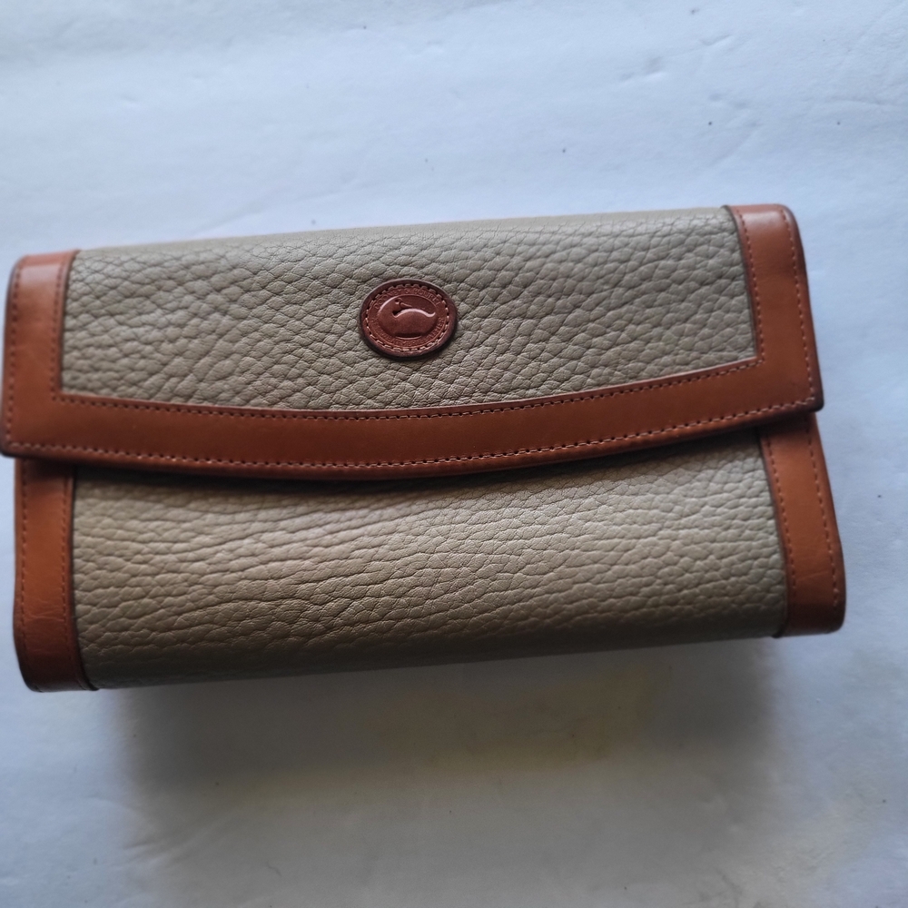 Dooney & Bourke Tan and Brown Wallet